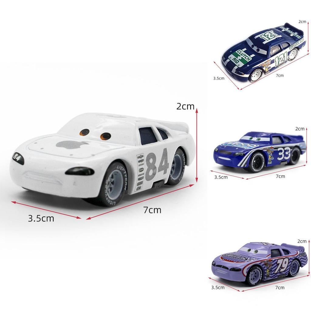 Durable Cars Lightning Mcqueen Alloy Toy Model Sheriff And Cabrera For Kids
