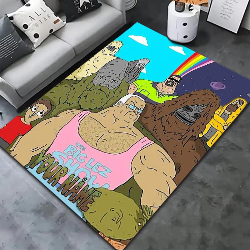 Big Lez Show Theme Custom Name Carpet Rug For Living Room Bedroom Home Sofa Decoration Kids Play Nonslip Floor Mat