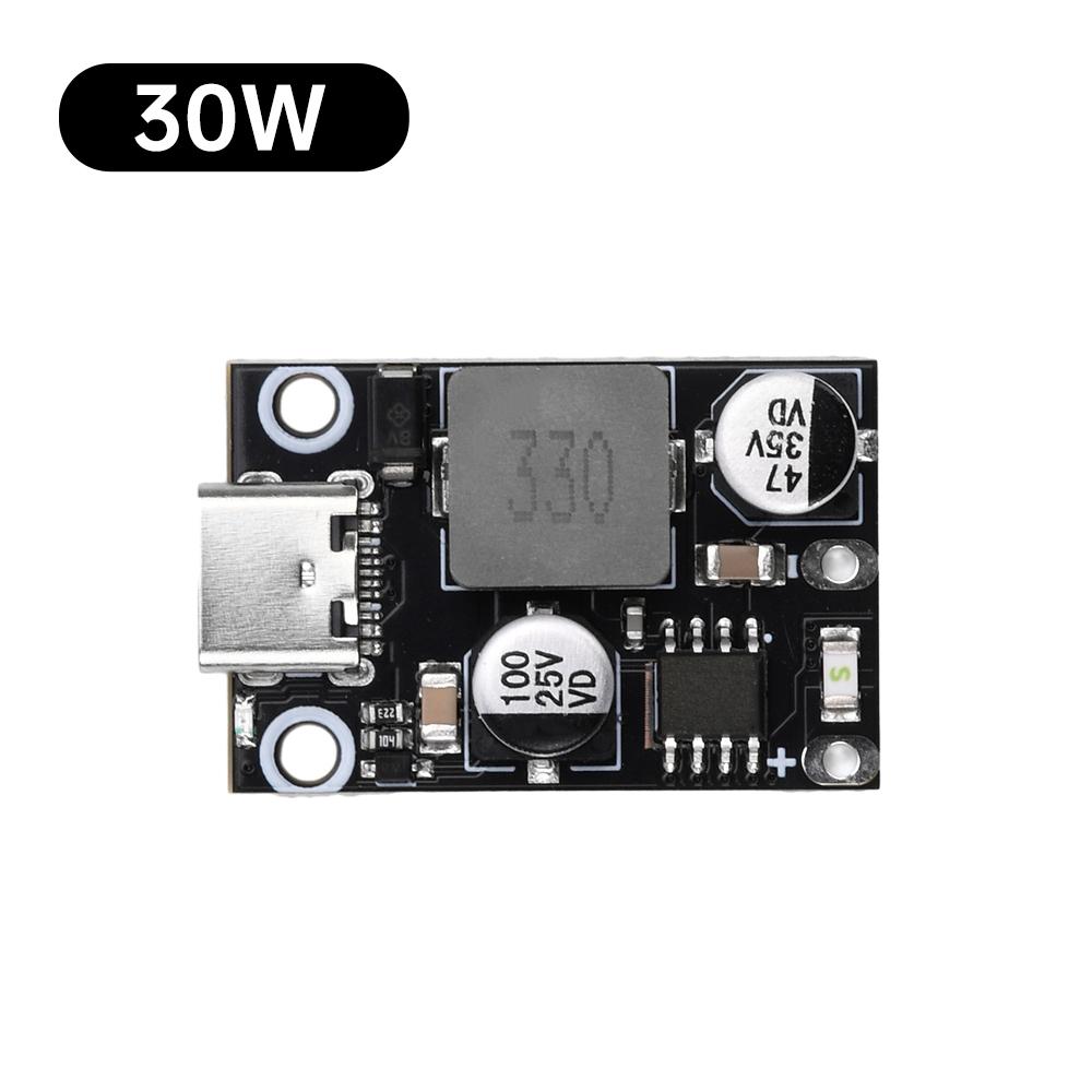 Type-C QC3.0 PD3.0 DC-DC Buck Converter Charging Step Down Module 30W/45W 8-30V 9V 12V 24V to Fast Quick Charger Circuit Board