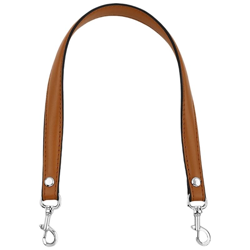 Fashionable Shoulder Strap Replacement for Shoulder Handbags with Golden Buckle Versatile Black PU Leather Belt