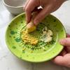 Macina Manuale Rotondo in Ceramica Stile Giapponese Strumento per Macinare da Cucina Macina Aglio Zenzero Cibo per Bambini