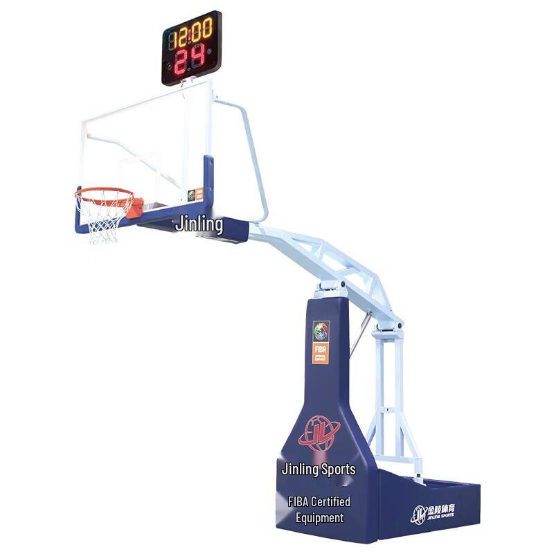 Jinling Professional Indoor Movable Hydraulic Basketball Hoop