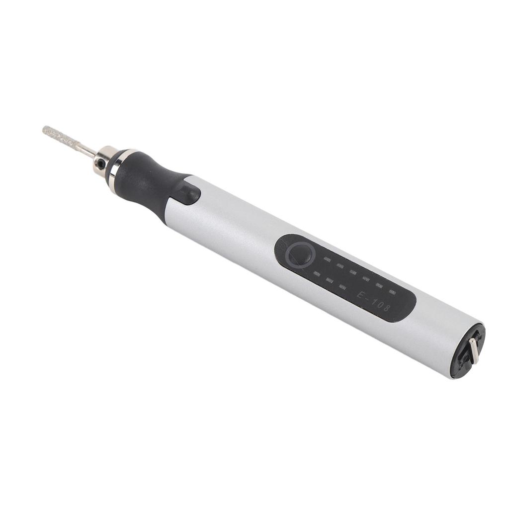 Elektrischer Gravierstift 10W 3 Geschwindigkeiten Einstellbar Wiederaufladbar Kabellos Handheld Elektrische Gravur Ätzmaschine mit