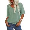 2026 Summer New Women's Short-Sleeve V-Neck T-Shirt Top