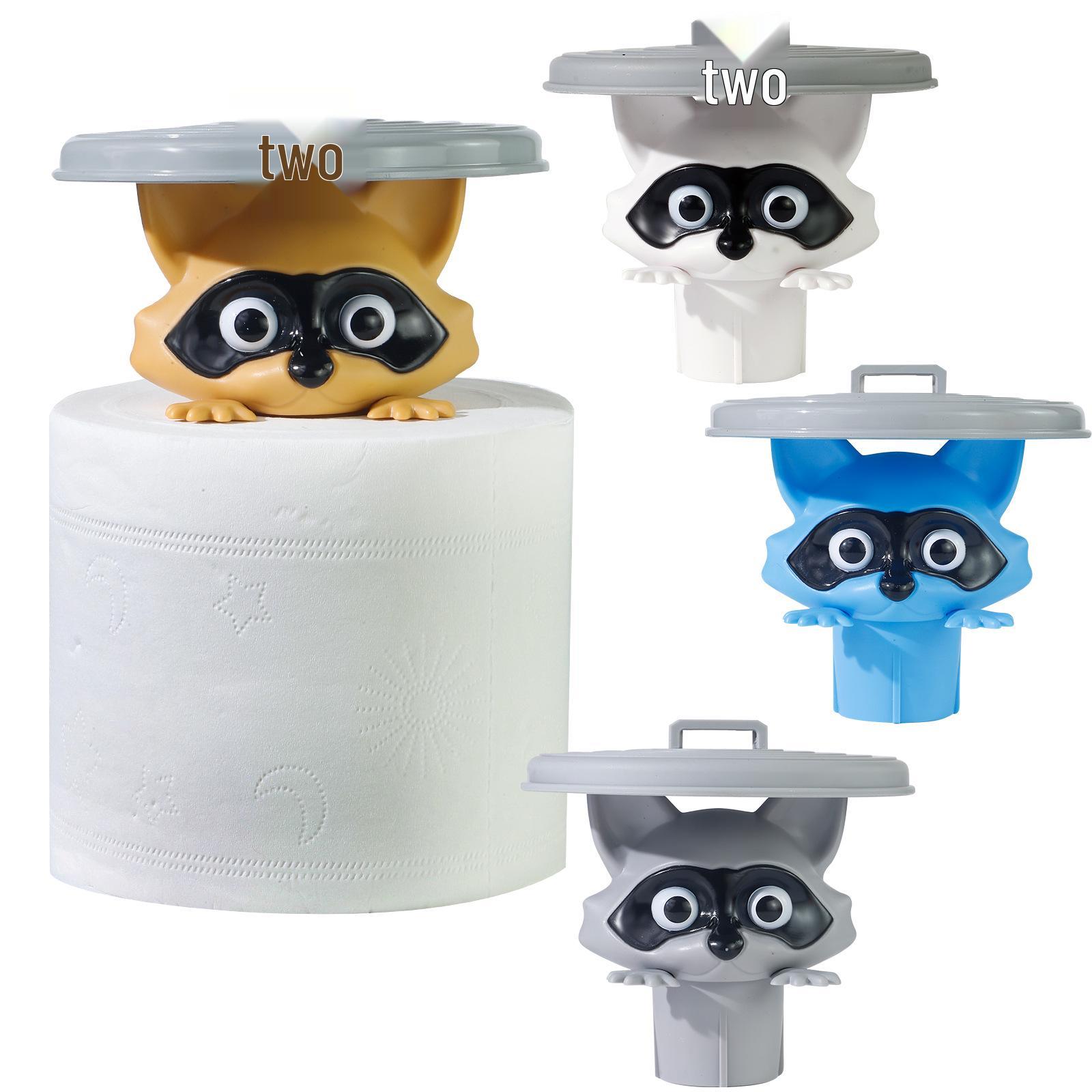 

Креативный милый держатель для салфеток в виде енота для ванной и туалета