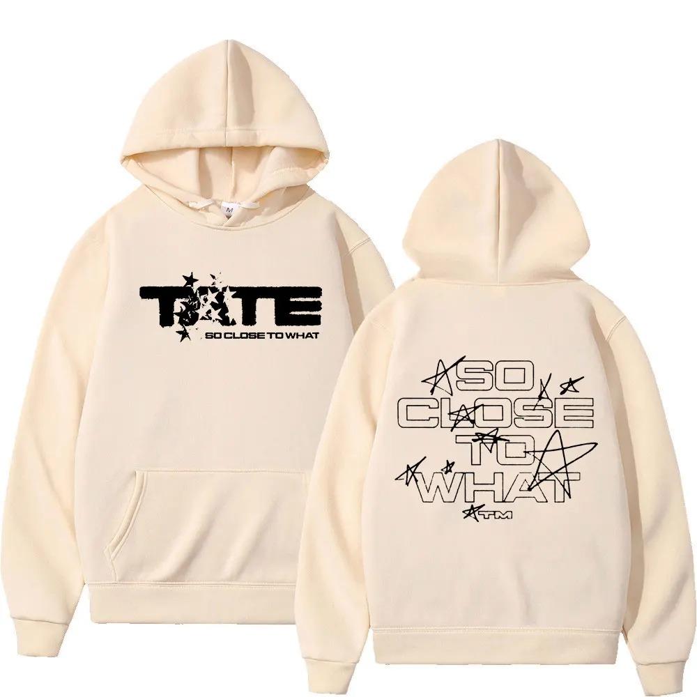 Hip Hop Rapper Graphic Tate McRae Printed Hoodies Men Women Fleece Warm Sweatshirts Oversized Streetwear Y2k Pullover Tracksuit Female Male Clothing