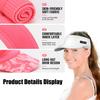 WRELS Outdoor Sports Visor Caps Adjustable Visor UV Protection Top Empty Tennis Bicycle Anti-UV Empty Top Elastic Knitted Hat