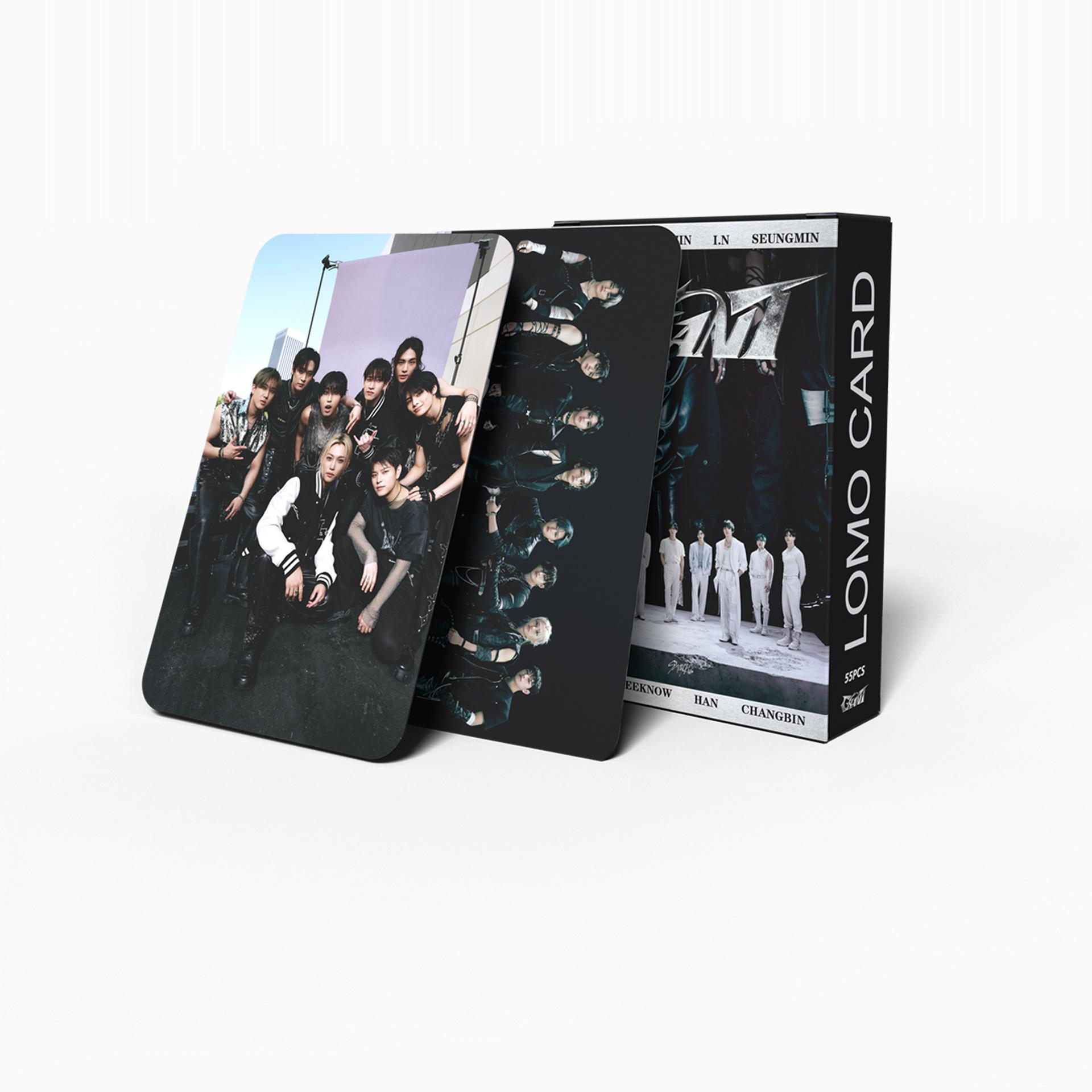 55Pcs Stray Kids Skzoo GIANT Photocards Idol Lomo Collector Cards Felix Merchandise For Japan 2nd Album Fans Collector-Worthy Present