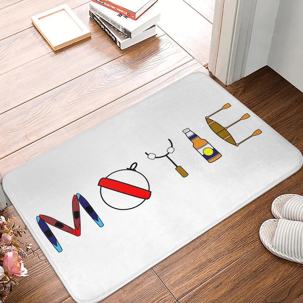 Moyie Lake Anti-slip Doormat Floor Mat Water oil proof Carpet Rug for Kitchen Entrance Home Bedroom Footpad Mats