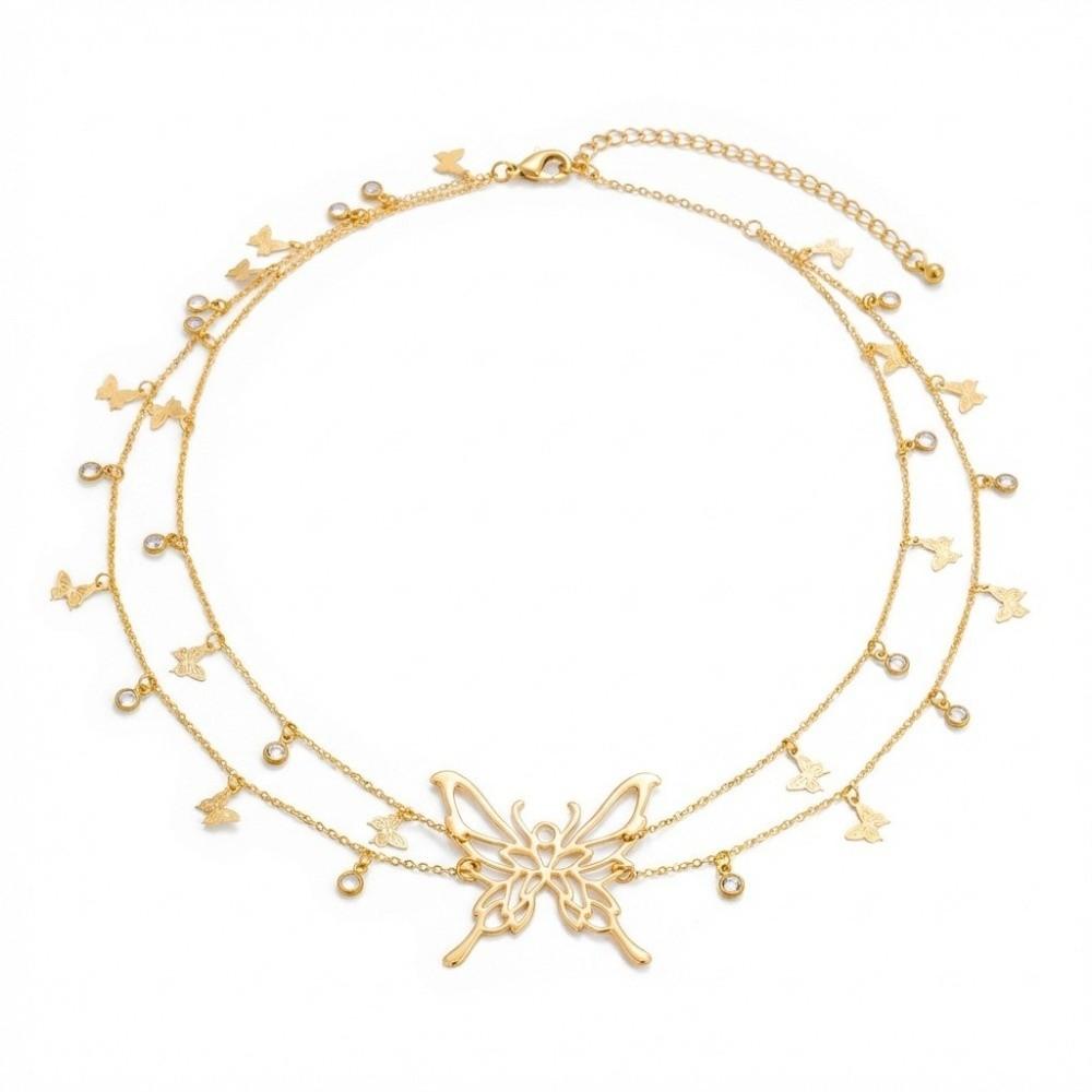 Hollow Butterfly Belly Chain Tassel Women's Belt Beach Accessories Waist Belt