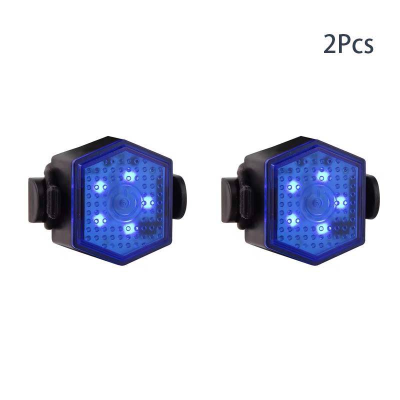 High-brightness Led Bicycle Taillight Waterproof USB Rechargeable Bike Taillight 5LED Taillight for Night Cycling Bicycle Light