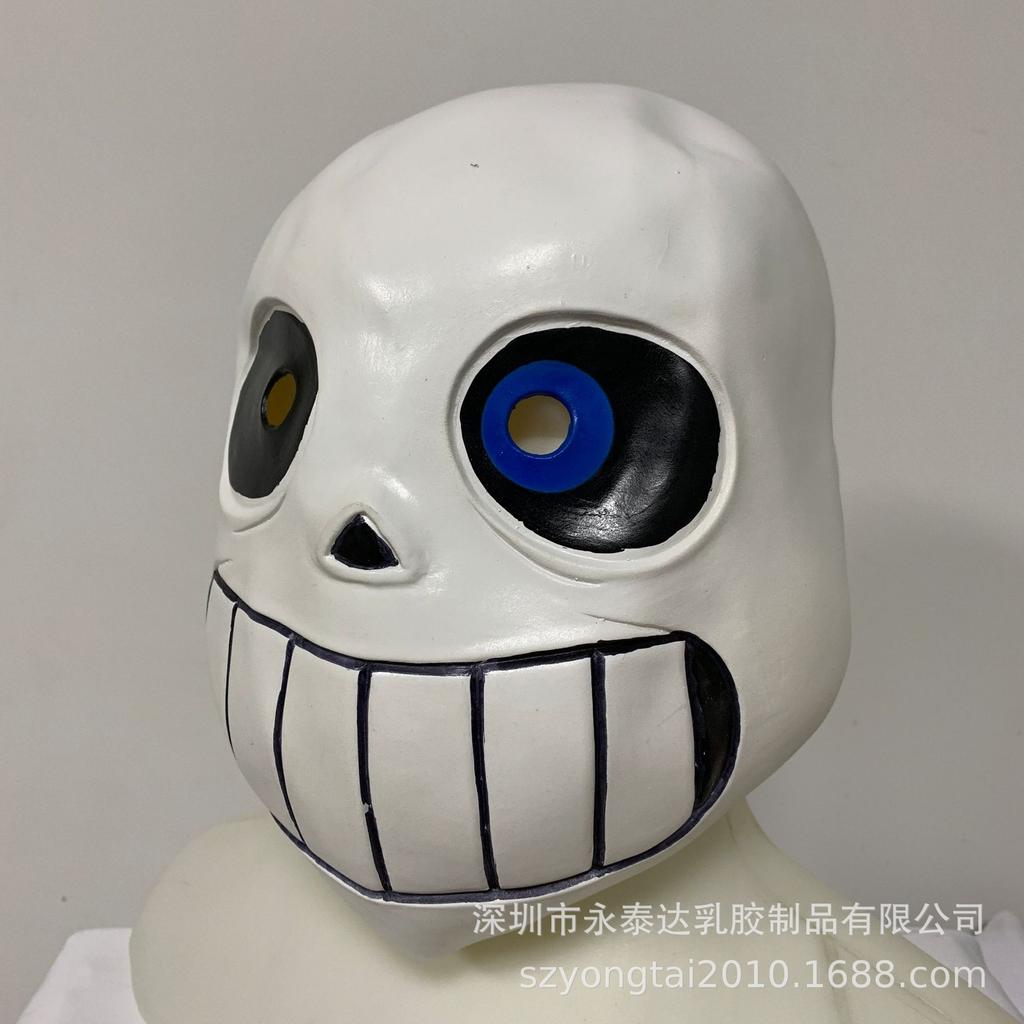 Undertale sans Papyrus Headgear Game undertale Latex mask Halloween skeleton