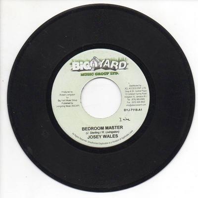 7inch Record JOSEY WALES / TONY GOLD - Bedroom Master / Sorry BYJ7118 Big Yard Music Jamaica Reggae, Ska & Dub Used