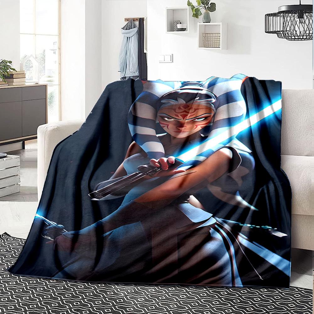 Star Wars Blanket Soft Cozy Great for Office Chair Bed Chair for All Occasions Digital Print Birthday Christmas Gift Blanket