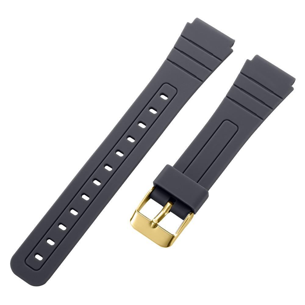 Cinturino in Silicone da 18mm per Casio F91W W800H SGW400 F-91W F84 F105/108 A158/168 AE1200 Cinturino Impermeabile Sostitutivo