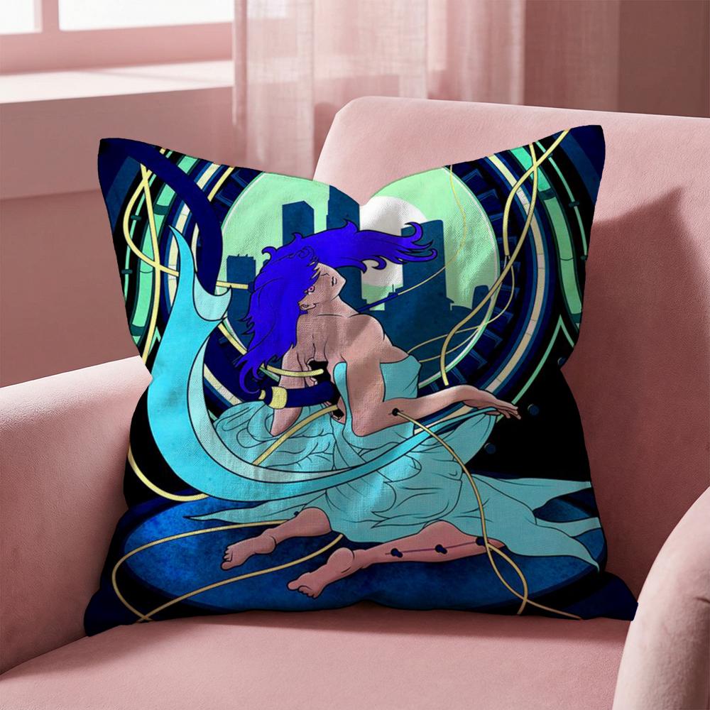 G-Ghost In The S-Shell Cushion Cover Multi-Scene Pillow Cover for Home & Car - Reversible, Soft & Durable for Daily Use