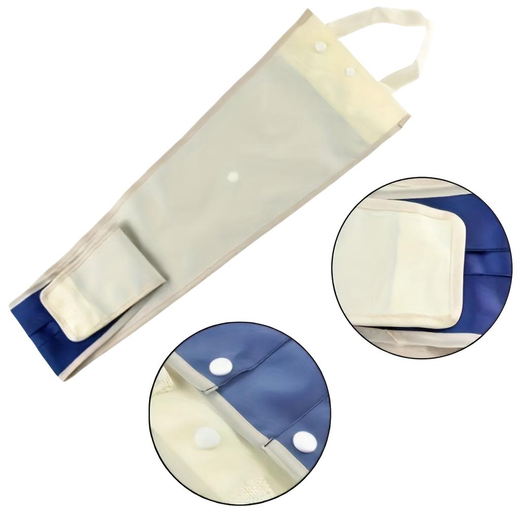 1pc Fit Waterproof Umbrella Holder for Car Seat Back - Polyester Auto Organizer with Oval Storage Pouch, Keeps Your Vehicle & Dry