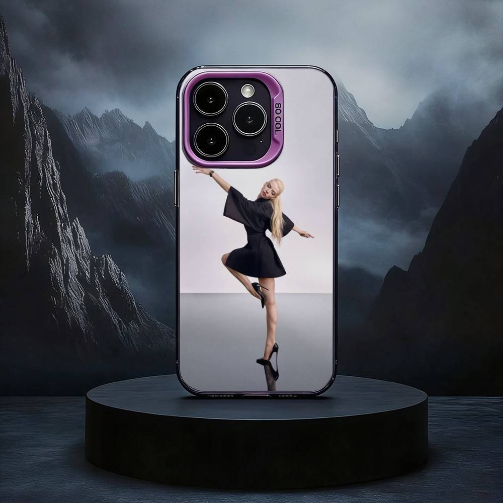 A-Anya T-Taylor-Joy Black Candy Silver Phone Case Phone Case For iPhone17,16,15,14,13,12,11 Plus,Pro Max