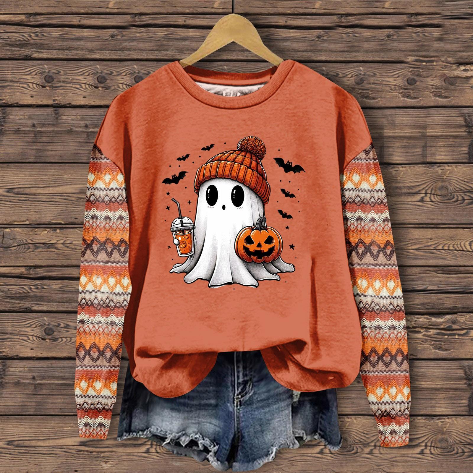 

Женская одежда, осенне-зимний Хэллоуин, круглый вырез, длинный рукав, большой свободный плюшевый утолщенный свитер, топ XXXL жёлтый