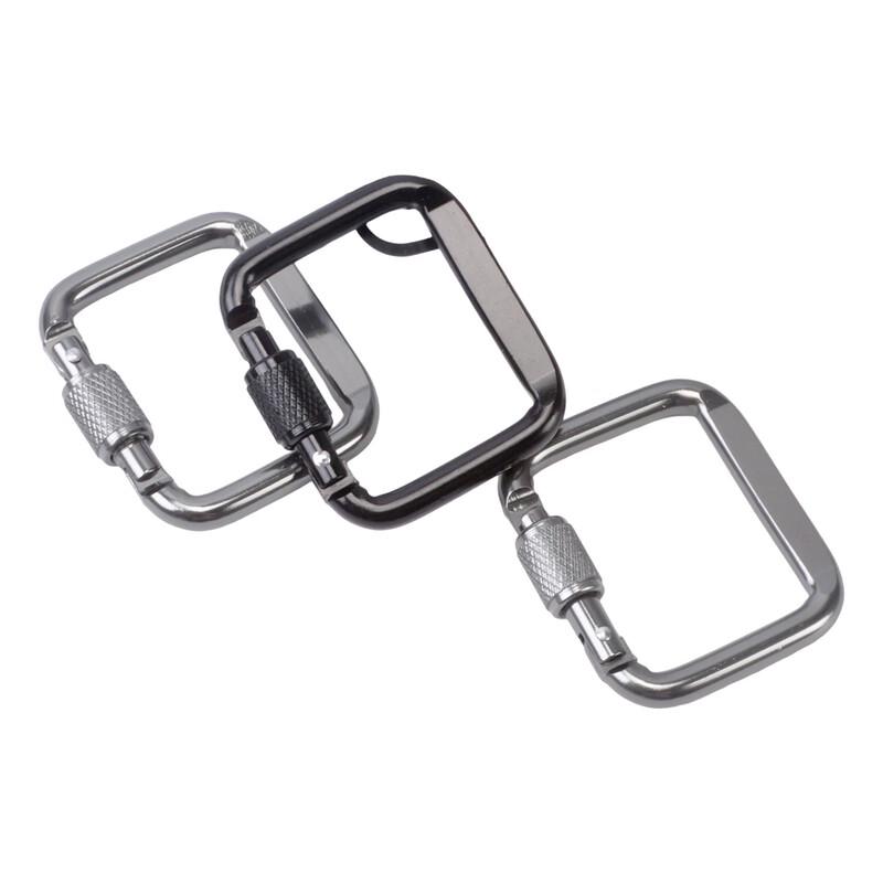 ZISIZ Multi-function Screw-Lock Carabiner (10-Pack)
