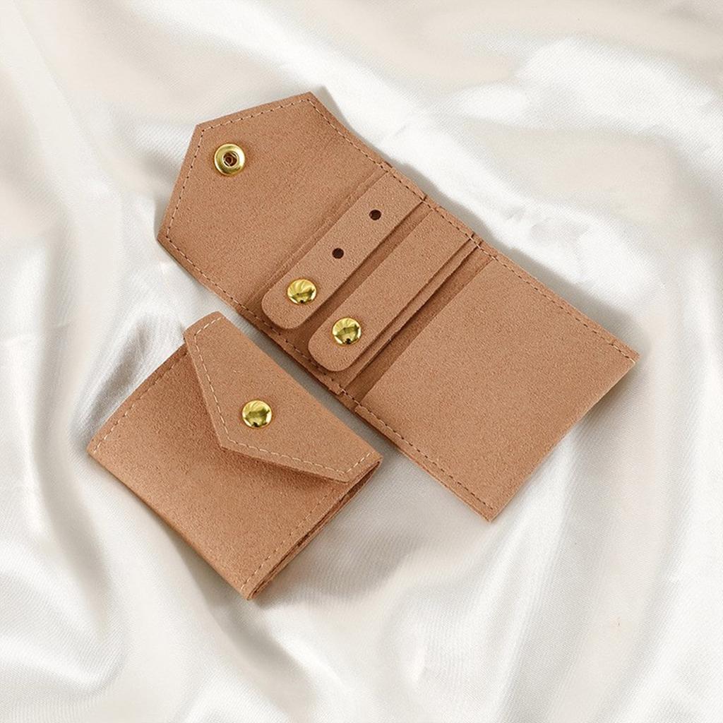 Elegant Jewelry Case Bag Small Packing Pocket Functional Storage Organizer Holder for Necklaces Rings Earrings