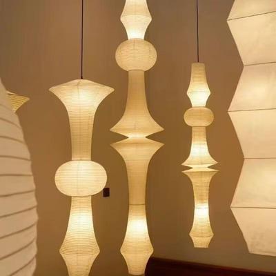 Noguchi Isamu Japanese Rice Paper Pendant Lamp - Creative Living Room & Villa Light, Restaurant Double Height Pendant