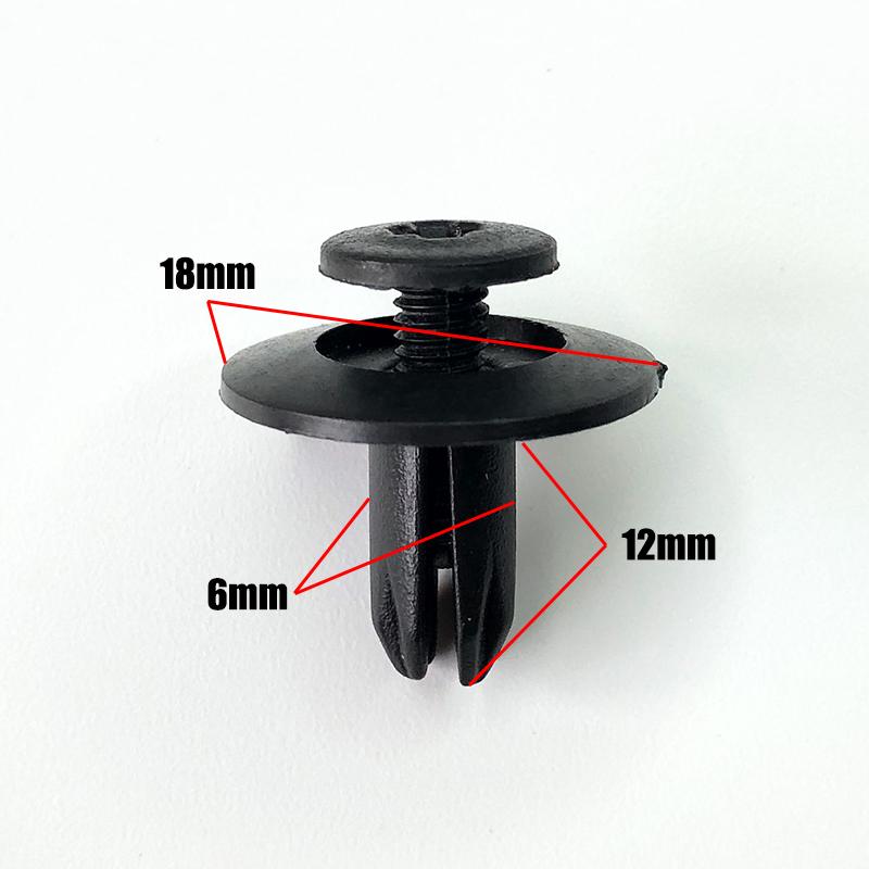 50x Car Bumper Fasteners Interior Fascia Panels Boot Linings Fixing Clips Rivets For Kia Ceed Niro Rio K5 Hyundai Ix35 Tucson