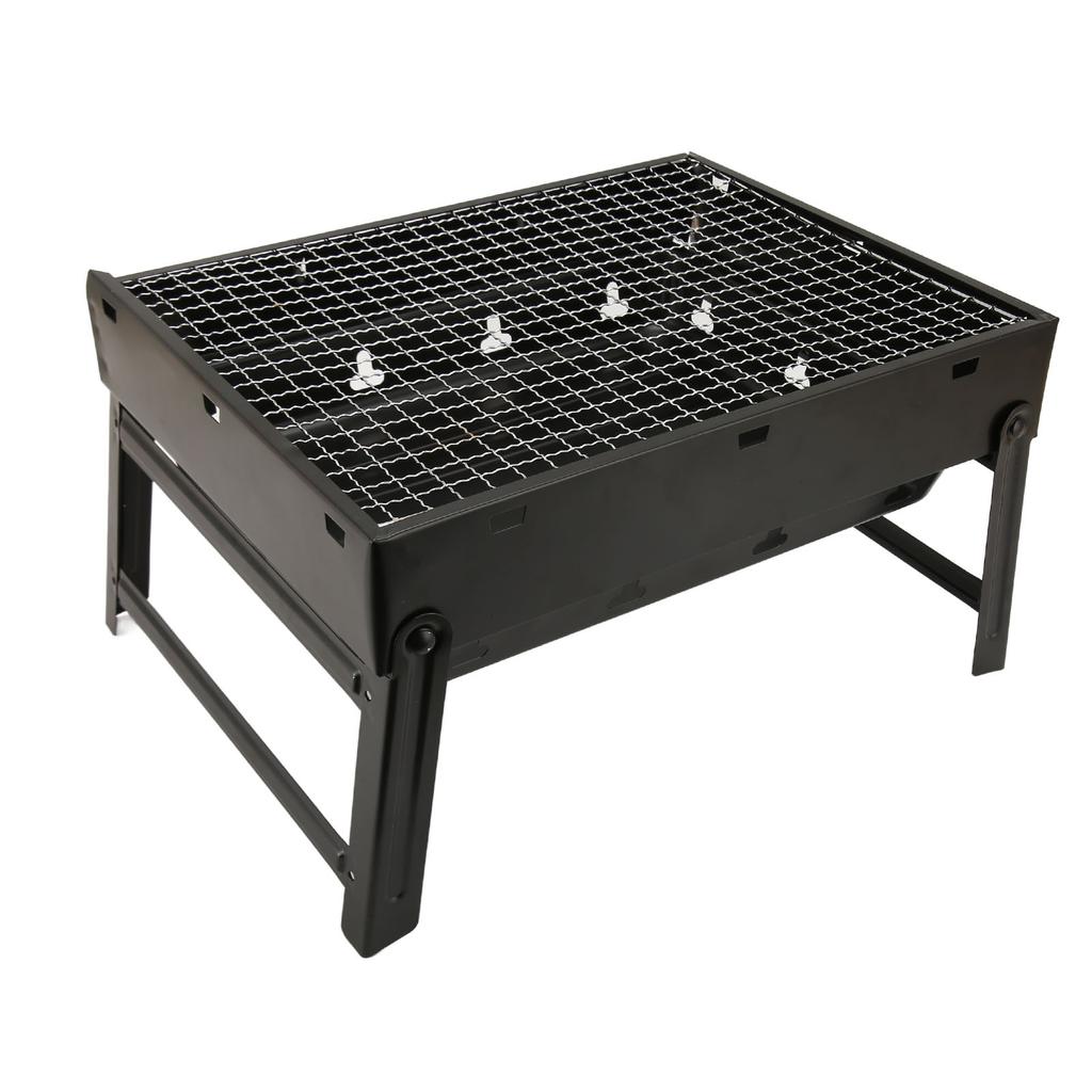 Faltbarer Grill Hochtemperaturbeständig Outdoor BBQ Holzkohleofen für Camping Kleine Größe