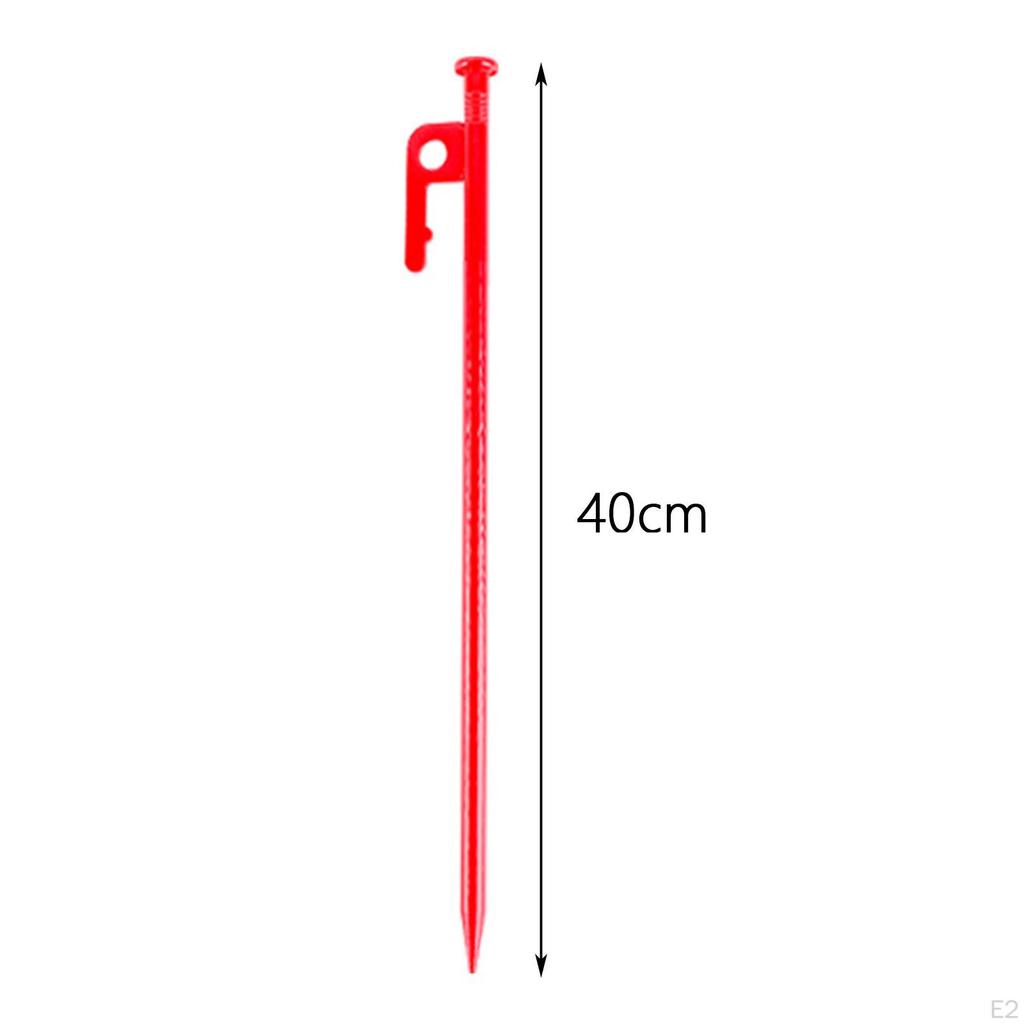 16" Steel Tent Pegs for Camping And Gardening