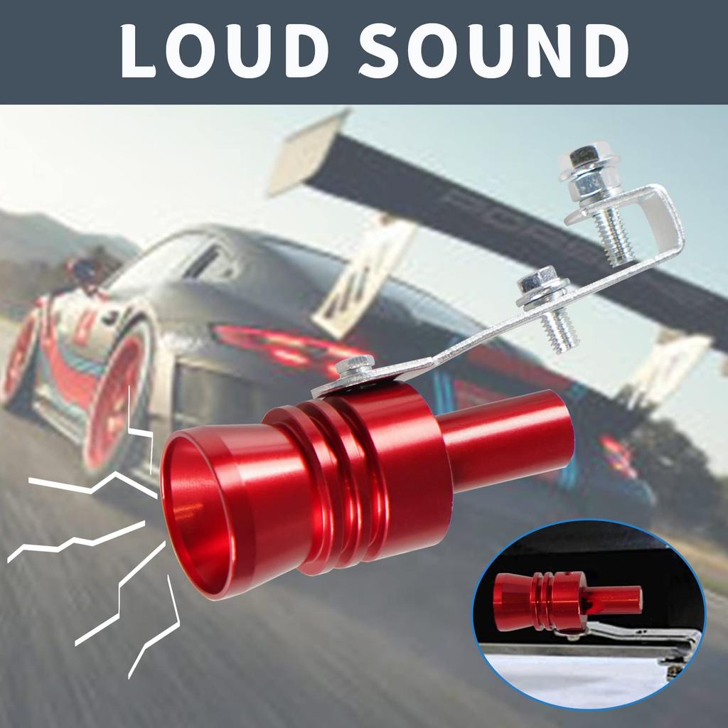 Aluminum Alloy Universal Turbo Sound Exhaust Muffler Pipe Whistle Car, Motorcycle,Truck Roar Maker