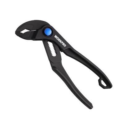 Pinze a Becchi Regolabili WORKPRO Mini 108mm, Apertura Massima 25mm, Regolazione Rapida, Rivestimento Fosfatato, Utensile Manuale Compatto