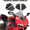 Yamaha Universal Aerodynamic Wing: Enlarged Fiber Modified Motorcycle Part