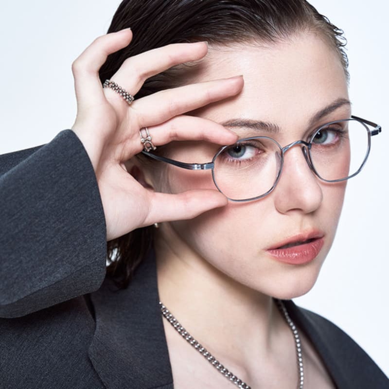 MATTEPUZ MP-14 Titanium Glasses SILVER