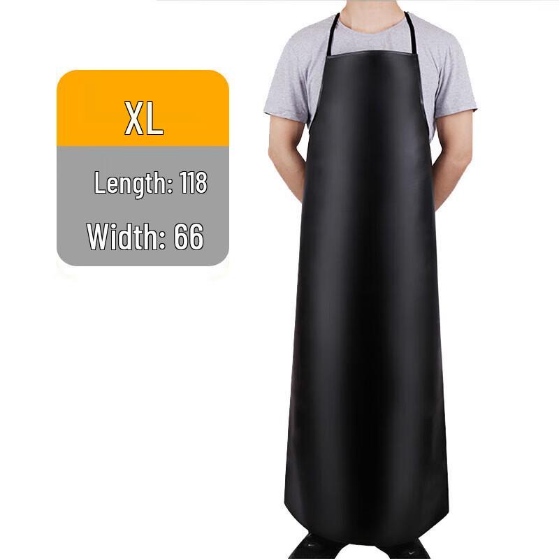 PU Leather Waterproof Kitchen Apron