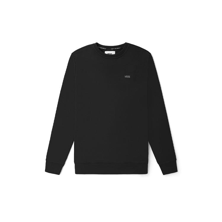 Толстовки Vans Унисекс Черные С круглым вырезом Умеренный Обычный VN0A4PODBLK M