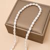 Collana di Perle d'Acqua Dolce Naturali 4,5-5,5 mm Perle Barocche Irregolari per la Realizzazione di Gioielli Fai-da-te Collane Braccialetti e Accessori