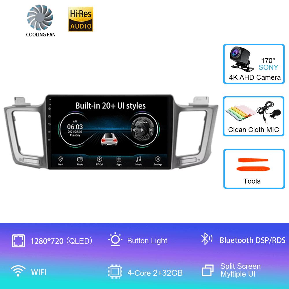 

Для Toyota RAV4 RAV 4 xa40 2012-2019 Carplay auto Ridio Car stereo Multimedia DSP 48EQ Android 14 видеоплеер 4G LTE 2 din dvd CHINA