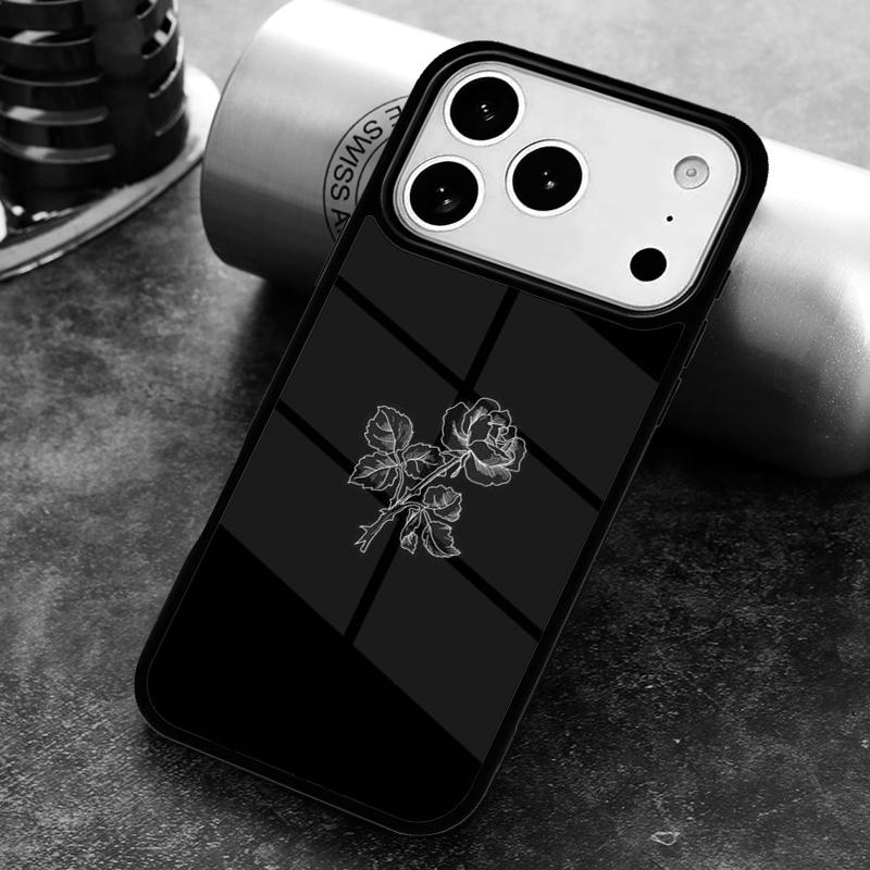 Minimal Aesthetics Flowers Phone Case for iPhone 17 16 15 Pro Max Air 14 13 12 11 Plus Shockproof Capa Cover