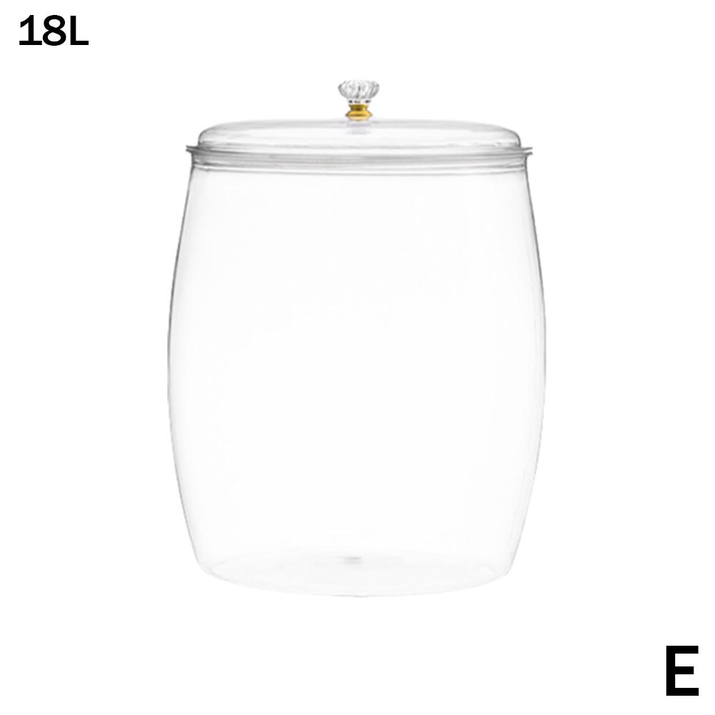 Multifunctional Storage Jar With Lid Plastic Transparent Storage Box Sealed Cereals Jar Flour Rice Nuts Beans Dry Food Container