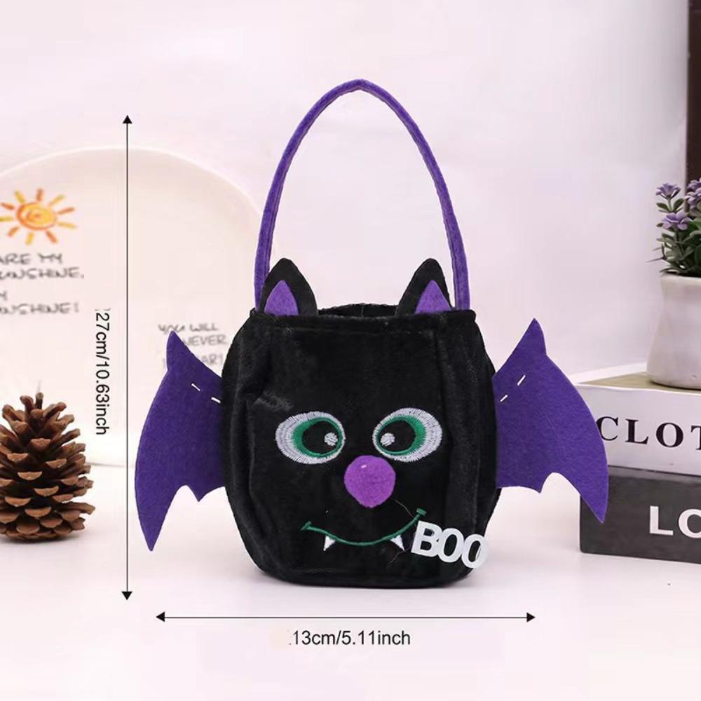 Gifts Pouch Halloween Candy Bag Ghost Trick-Or-Treat Candy Basket Pumpkin Candy Bucket  Children