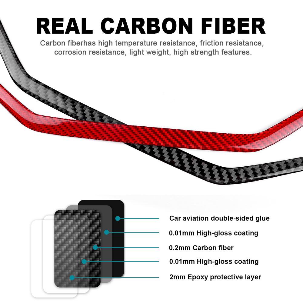 Real Soft Carbon Fiber Sticker For Subaru Crosstrek 2025 Impreza 2025 Central Control Navigation Interior LHD RHD Accessories