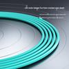 Nokoxin 50m MPO-MPO OM4 Multimode 8-Core Fiber Optic Patch Cable