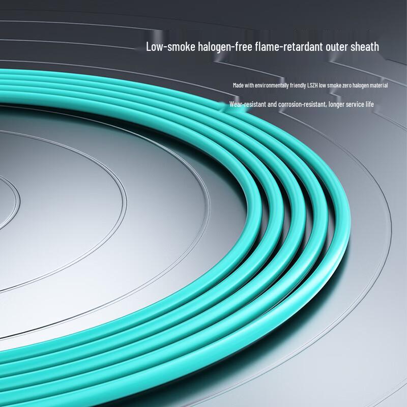 Nokoxin 50m MPO-MPO OM4 Multimode 8-Core Fiber Optic Patch Cable