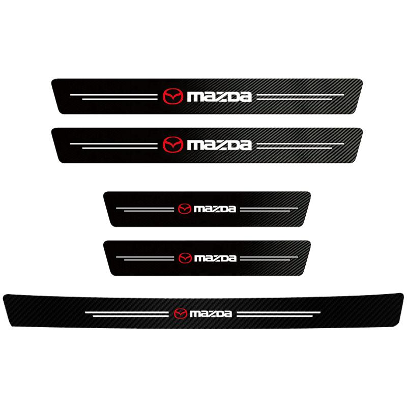 

Car Door Sill Carbon Sticker Auto Accessories For Mazda 3 6 CX5 2 CX30 CX3 CX9 MX5 RX8 Axela Demio Atenza MS GJI GH BK MP CX7