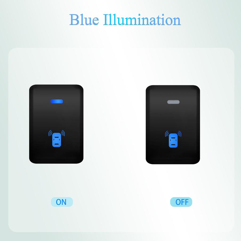 Blue LED Push Switch Button With Wire For Suzuki Jimny TOYOTA Landcruiser Fog Light DRL Light Bar AIR Comp Diff Lock Radar Seat