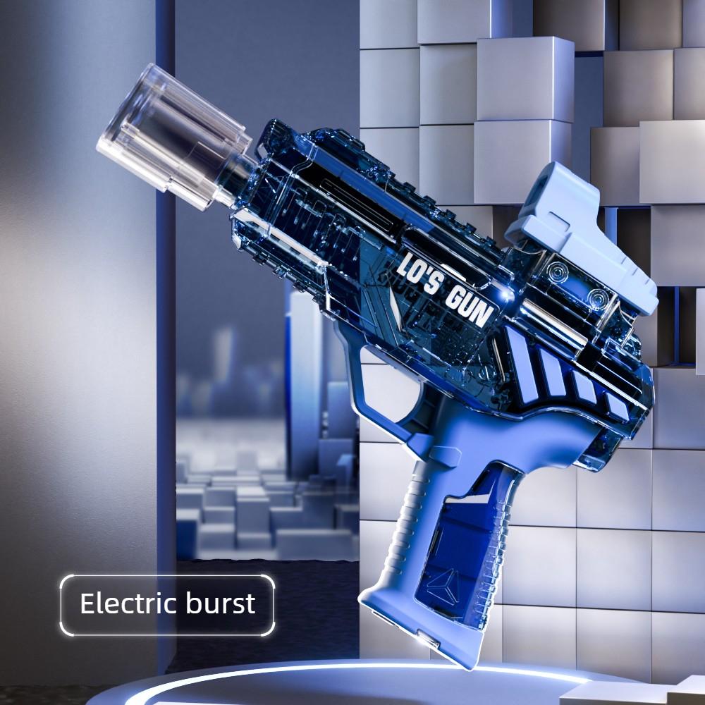 Non-Toxic Electric Water Gun High Pressure Squirt Gun Automatic Shooting Watergun Summer Outdoor Beach Pool Garden Fight Toy Gun Kids Gift