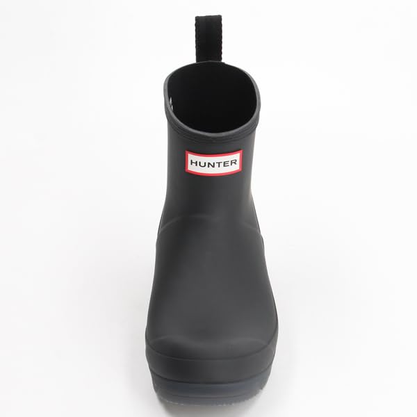 Hunter Play Short Translucent Sole UK 5 Women's Boots, Black, (24cm)