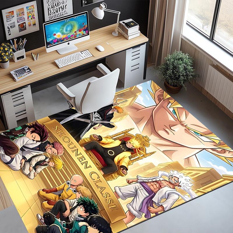 One Piece Pattern Rug, Indoor/Outdoor Mat, for Picnic, Gameroom, Bedroom, Office, Living Room, Home Decor Carpet, Birthday Gift