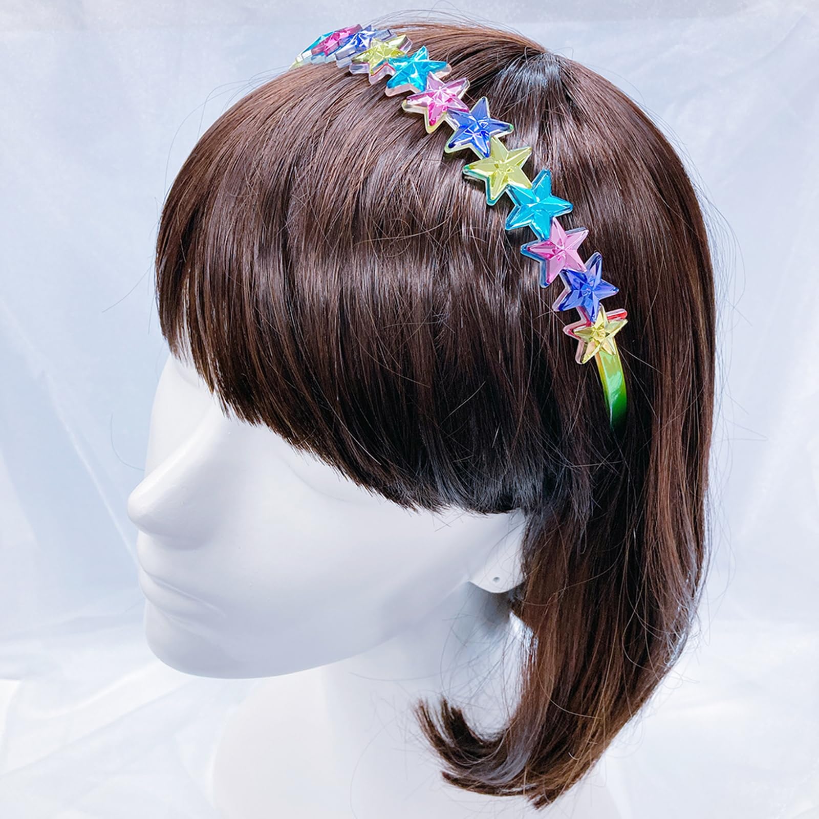 

minacute Rainbow Stone Headband Star