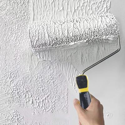 Rolo de aplicação de gesso Uprgades com cabo Rolo de espalhamento de gesso eficiente em aço para distribuição suave de massa